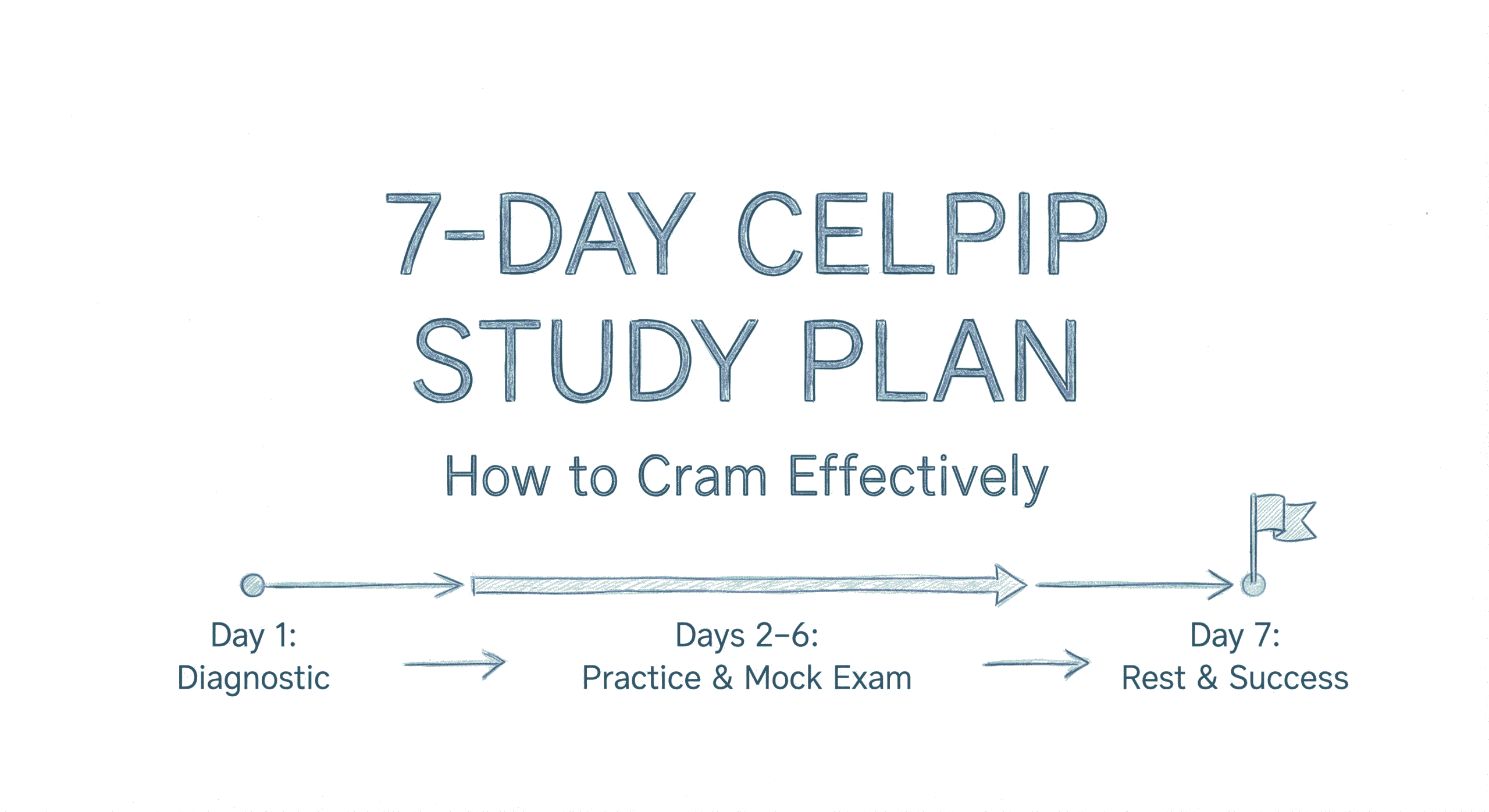 7-Day CELPIP Study Plan: How to Cram Effectively