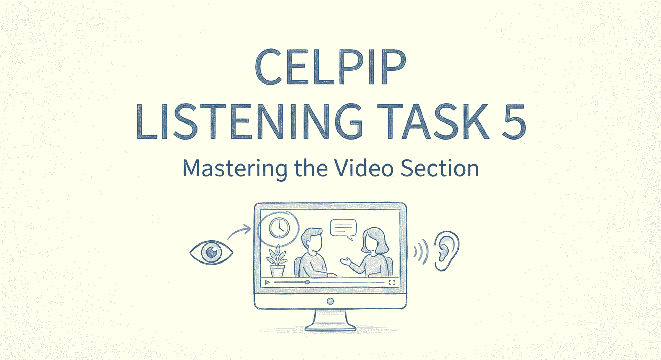 CELPIP Listening Task 5 Tips: Mastering the Video Section