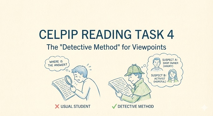 CELPIP Reading Task 4: The Detective Method for Viewpoints