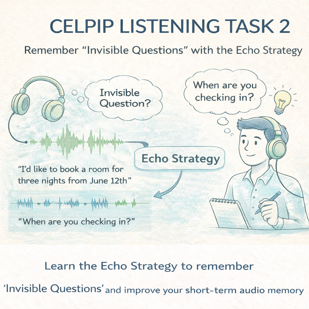 CELPIP Listening Task 2: The Invisible Question Trap